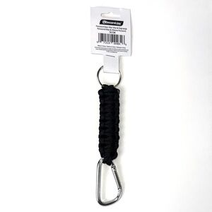 Black and Silver Key Holder with Durable Paracord